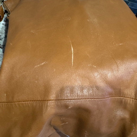 Coach Kristin Brown Leather Hobo Bag with Gold Accents - Picture 9 of 17